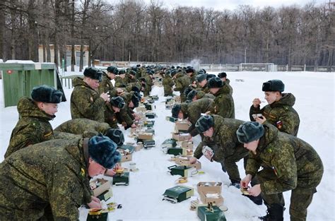 Russian Soldiers Eating Their Mres Mre