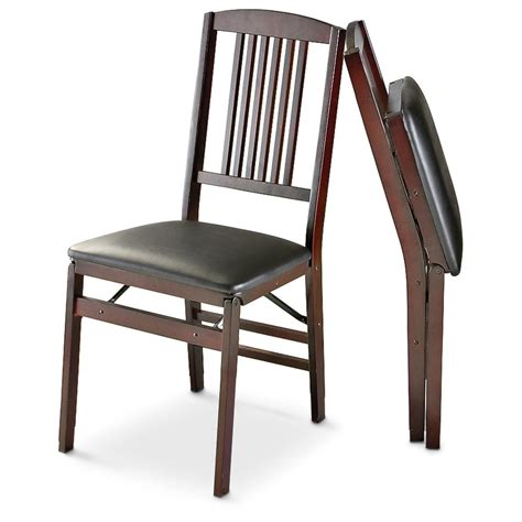 Shop folding dining chairs at chairish, the design lover's marketplace for the best vintage and used furniture, decor and art. 2 Cosco® Wood Mission Folding Chairs - 179869, Kitchen ...