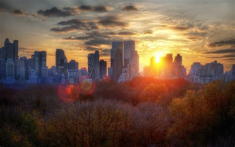 Fondos De Pantalla Luz De Sol Puesta De Sol Ciudad Paisaje Urbano