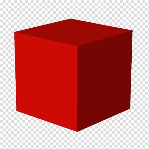 Free Download Cube Three Dimensional Space Red Shapes Transparent