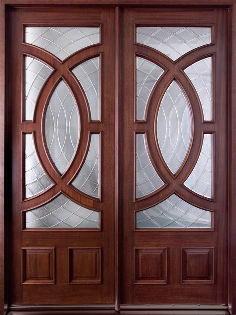 Db 985ddcstmahogany Dark Modern Wood Entry Doors From Doors For
