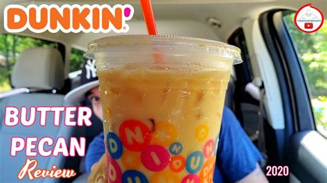 Dunkin® Butter Pecan Iced Coffee Review 🧈🌰☕ 2020 Youtube