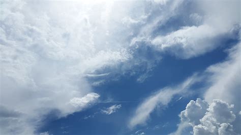 รูปภาพ ธรรมชาติ แสงแดด ลม ฤดูร้อน ตอนกลางวัน สภาพอากาศ Cumulus