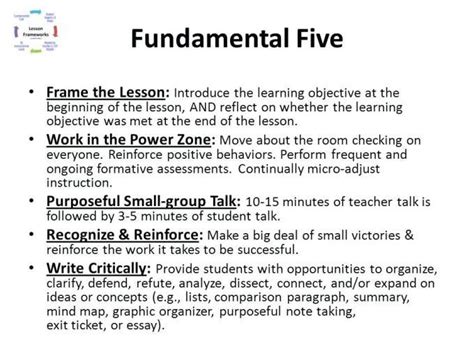 Fundamental Five Lesson Plan Template Best Of Fundamental Five Lesson
