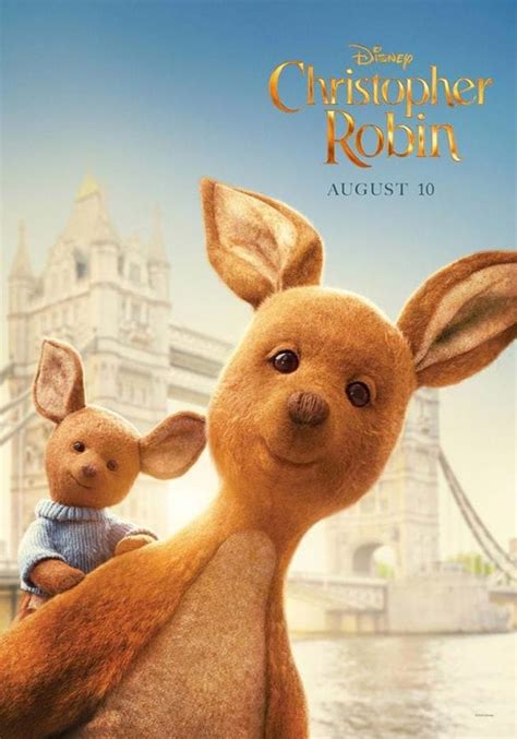 Christopher Robin Character Posters Featuring Winnie The