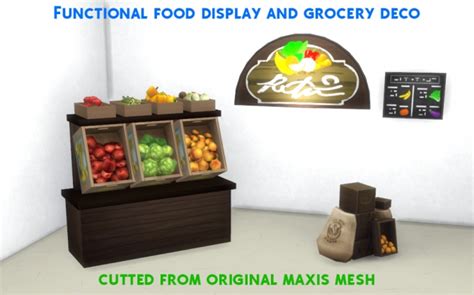 Sims 4 Grocery Store Clutter