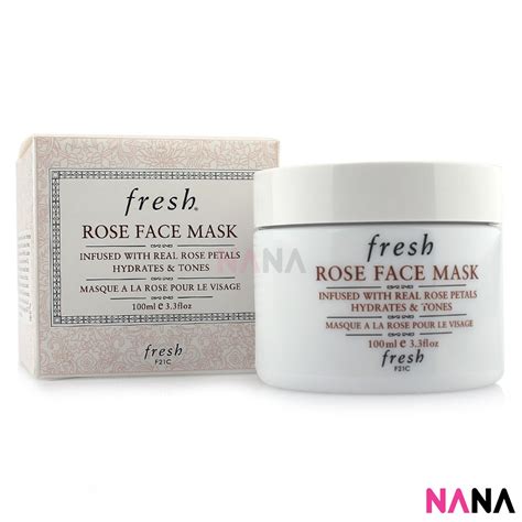 Fresh rose mask are now offered in dustproof materials made from unwoven fabric with exceptional dust prevention efficiency. Fresh Rose Face Mask (For All Skin Types) 3.3oz, 100ml ...