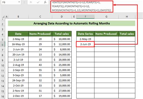 How To Create Automatic Rolling Months In Excel 3 Quick Ways