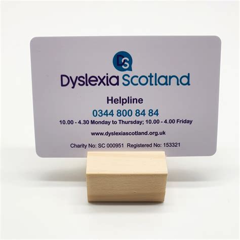 Dyslexia Awareness Card Dyslexia Scotland Dyslexia Scotland