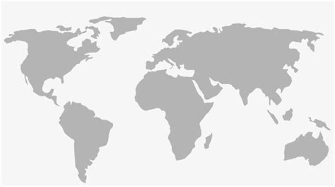 Map Clipart Flat World World Map Grey High Resolution 938x480 Png
