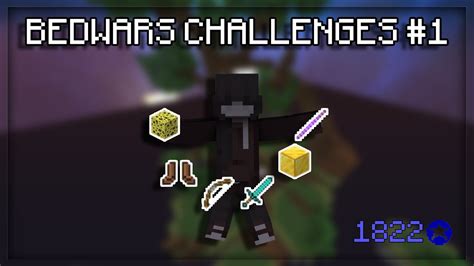 Hypixel Bedwars Challenges 1 Youtube