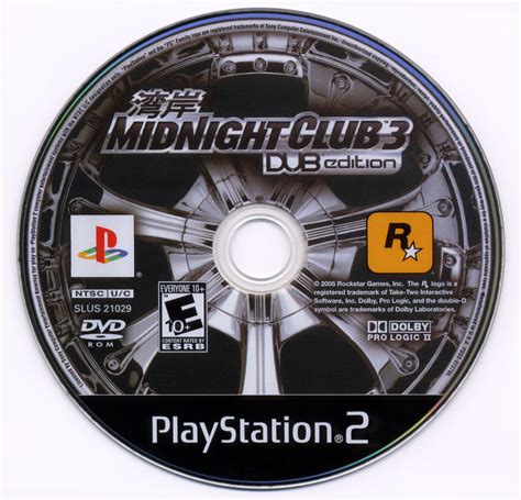 Midnight Club 3 Dub Edition 2005 Playstation 2 Box