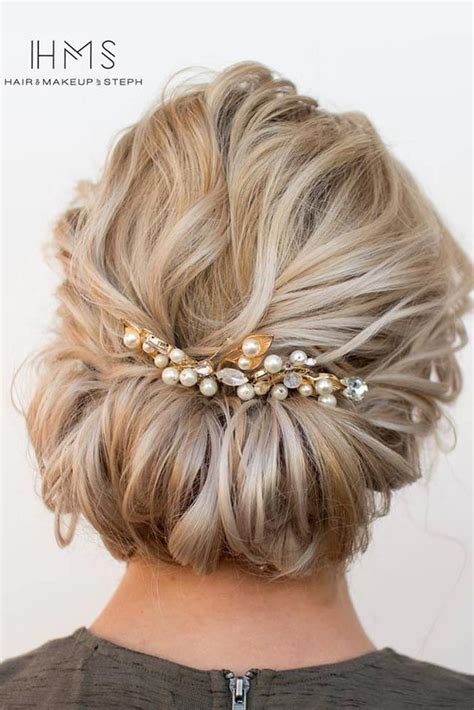 People consider medium length hair as the middle spot of hairstyling. Updos For Medium Length Hair | LoveHairStyles.com | Short ...