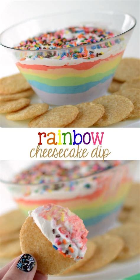 Rainbow Cheesecake Dip Crazy For Crust