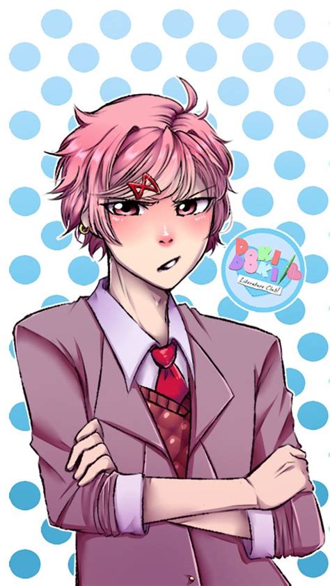 Natsuki Genderbend Version By Fabuwhatsoeverfox Literature Club