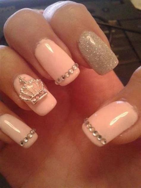 10 Princess Manicures For Your Quince Nail Designs Spring Designs