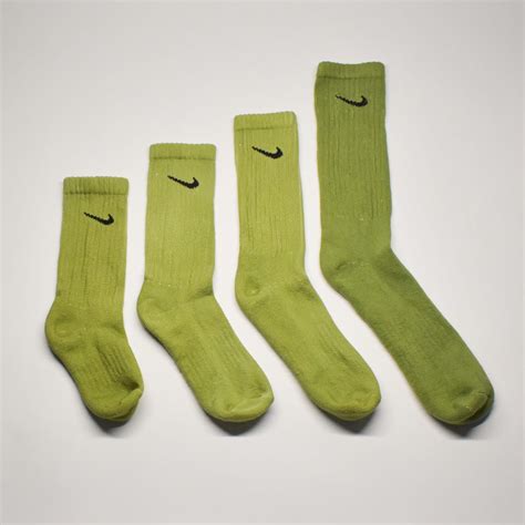 Nike Socks Dyed Olive Green Dutch Deadstock