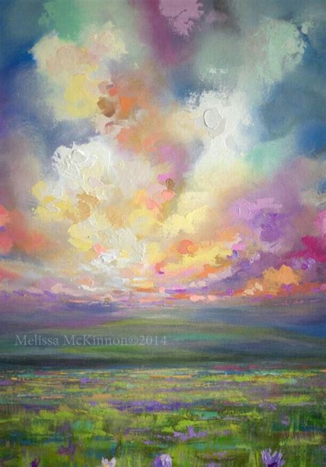 Melissa Mckinnon Sky Painting Abstract Landscape Painting Landscape