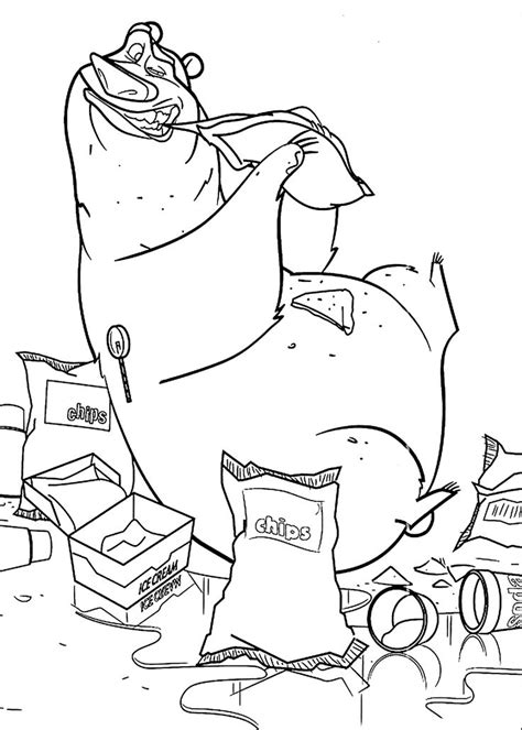 Open Season Boog Bear Coloring Page Coloring Pages 🎨