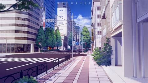 City Street By Soeurise On Deviantart In 2021 Anime City Anime