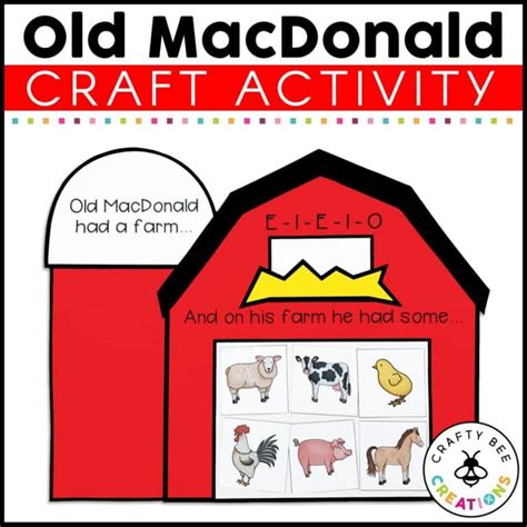 Old Macdonald Had A Farm Craft Activity Crafty Bee Creations