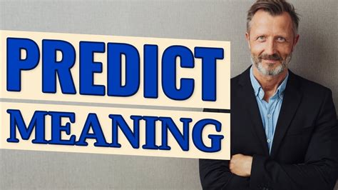 Predict Meaning Of Predict Youtube