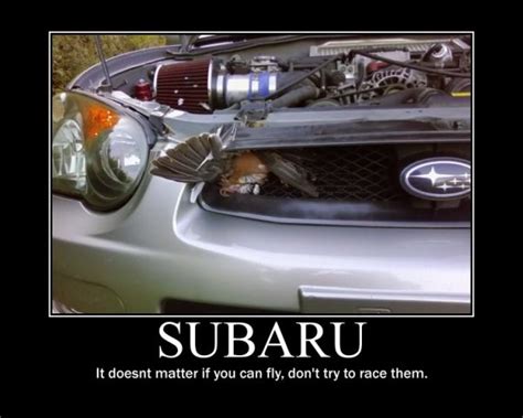 Car Humor Funny Joke Subaru Demotivational Poster 1