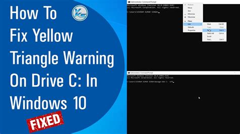 How To Fix Yellow Triangle Warning On Drive C In Windows 10 2021