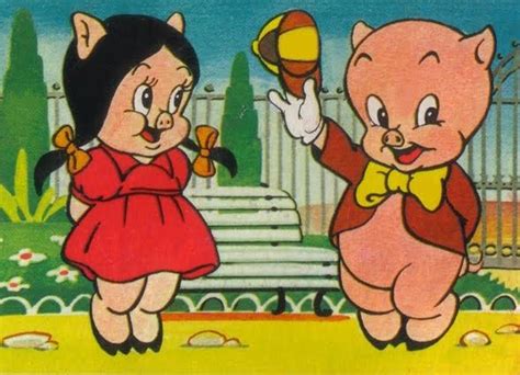 Petunia N Porky Favorite Cartoon Character Vintage Cartoon Classic