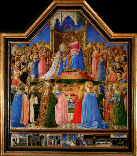 Coronation Of The Virgin By Fra Angelico Between 1430 And 1431