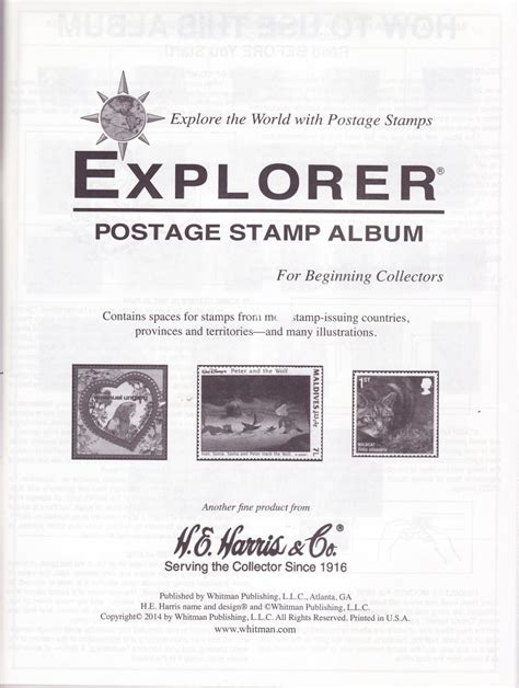 He Harris And Co Explorer Worlwide Postage Stamp Collecting Kit