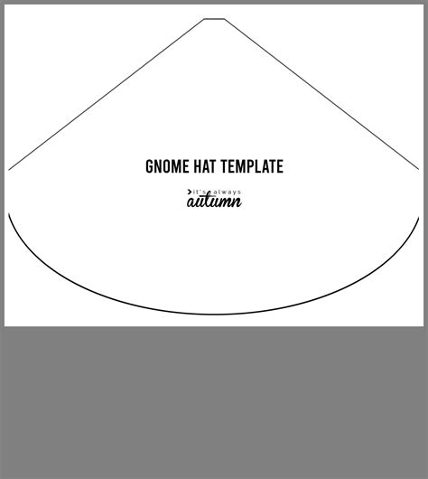 Gnome Hat Template Printable Printable World Holiday