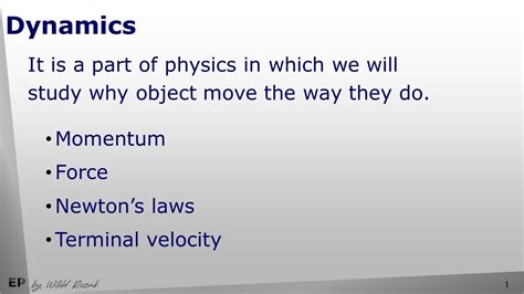 Dynamics Momentum Force Netwons Laws And Terminal Velocity Youtube