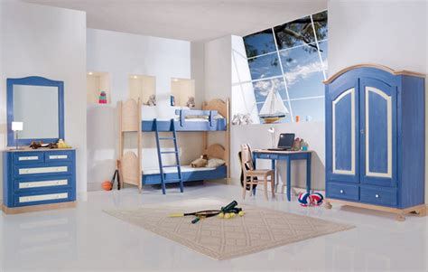 Tra le tante opzioni e soluzioni salvaspazio, per quanto riguarda il settore camerette. Composizione camera in legno di abete stile rustico color blu letto a castello · Mobilificio ...