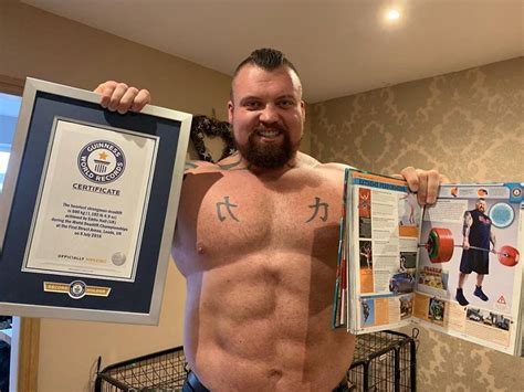 Im A Guinness Book Of Records Breaker Eddie Hall