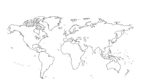 How To Draw The World Map Step By Step Map Vector