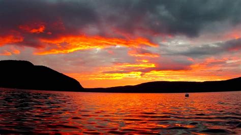 4k Timelapse Sunrise On Lake George At Rogers Rock Campground Youtube