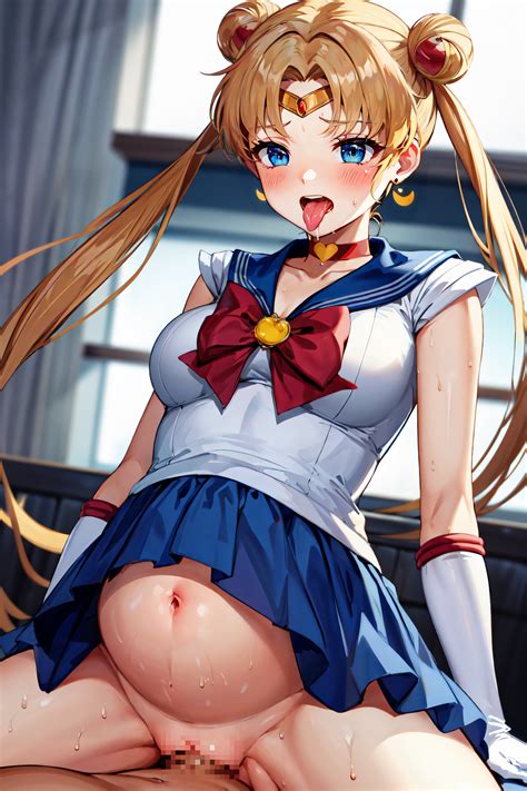 Rule 34 Ai Generated Bishoujo Senshi Sailor Moon Blonde Hair Blue