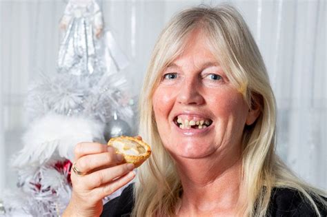 Woman Swallows Dentures Eating Mince Pie Windowthroughtime