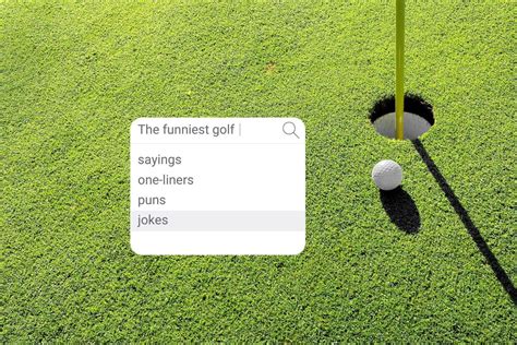 103 Funny Golf Puns And One Liners Fore A Great Time