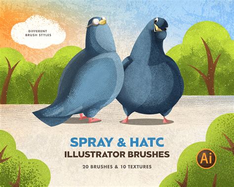 Free Download Spray And Hatch Illustrator Brushes Behance