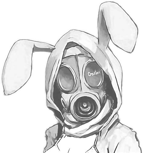 Anime Gas Mask Sketch Download Free Mock Up