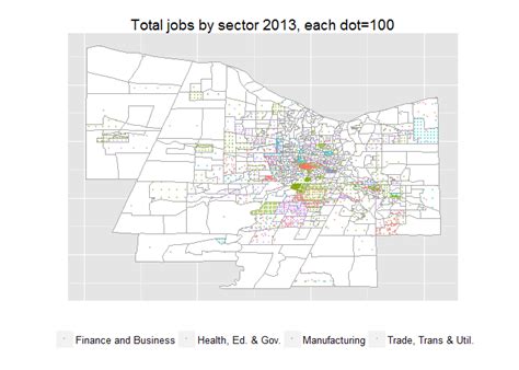 Dot Density Map The Budding Data Scientist