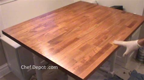 Refinish Butcher Block DIY YouTube