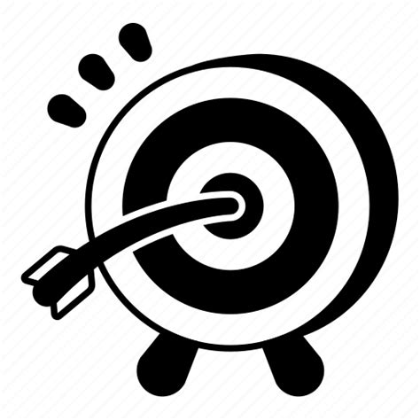 Aim Arrow Goal Purpose Target Company Business Icon Download On