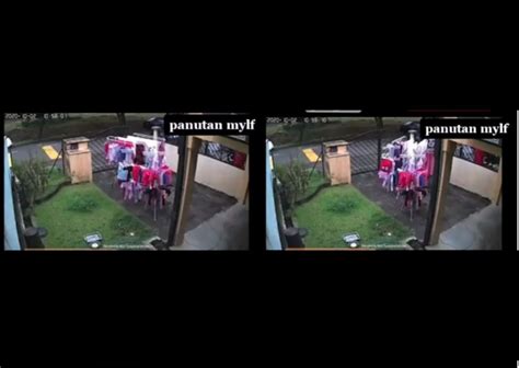 Terekam CCTV Tetangga Lakukan Hal Ini Pada Jemuran Saat Penghuni Rumah