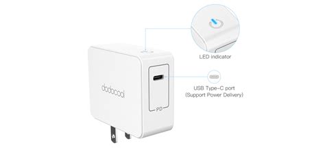 45w Usb Type C Wall Charger Power Adapter