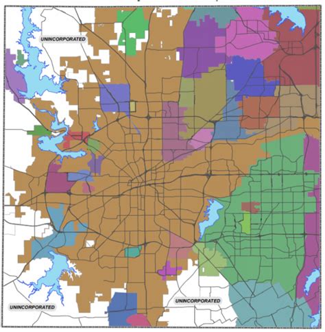 Fill In The Tarrant County Tx Map Quiz By Palmtree
