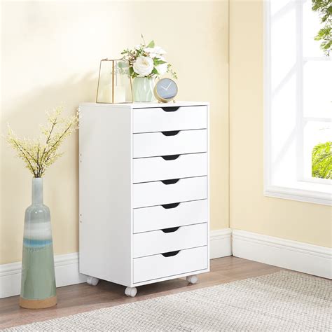 Debbie 7 Drawer Office Storage Cabinet By Naomi Home Colorwhite