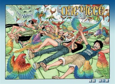 Color Spreads Manga Covers One Piece Crew One Piece Fanart